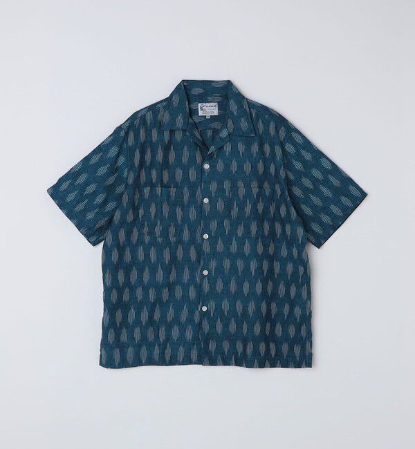 SHIPS「【SHIPS別注】THE ALASKAN: OPEN IKAT S/S」|シャツ・ブラウス|ロイヤルブルー