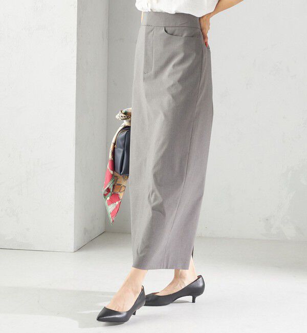 SHIPS for women「〈洗濯機可能〉マルチ ファンクション ロング タイト スカート」|スカート|