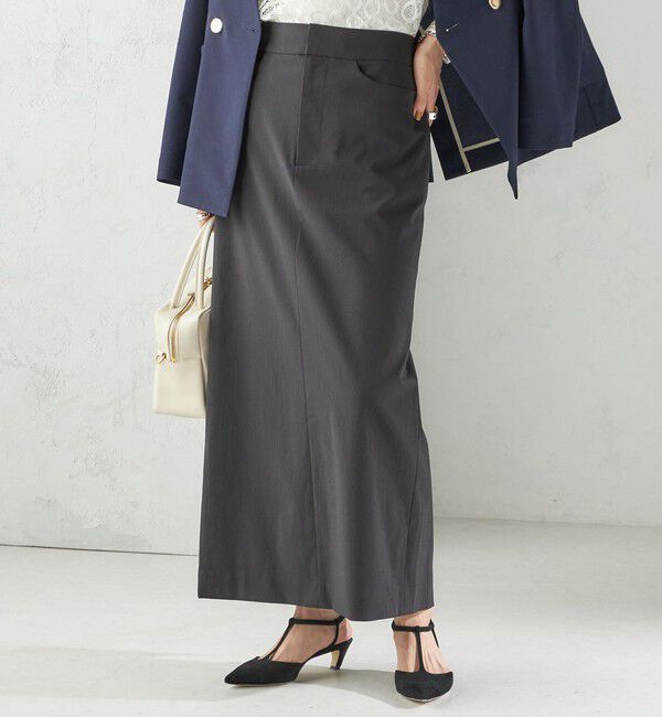 SHIPS for women「〈洗濯機可能〉マルチ ファンクション ロング タイト スカート」|スカート|