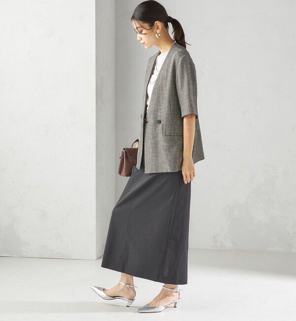 SHIPS for women「〈洗濯機可能〉マルチ ファンクション ロング タイト スカート」|スカート|