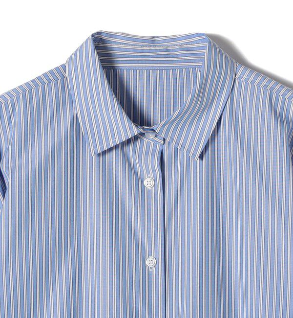 SHIPS for women「【WEB限定】〈手洗い可能〉ストライプ 2WAY リボン シャツ」|シャツ・ブラウス|