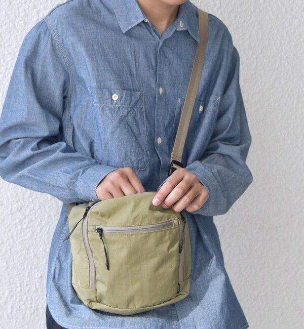SHIPS any「SHIPS any: ナイロン スクエア ミニ ショルダーバッグ◇」|ショルダー・メッセンジャー|カーキ