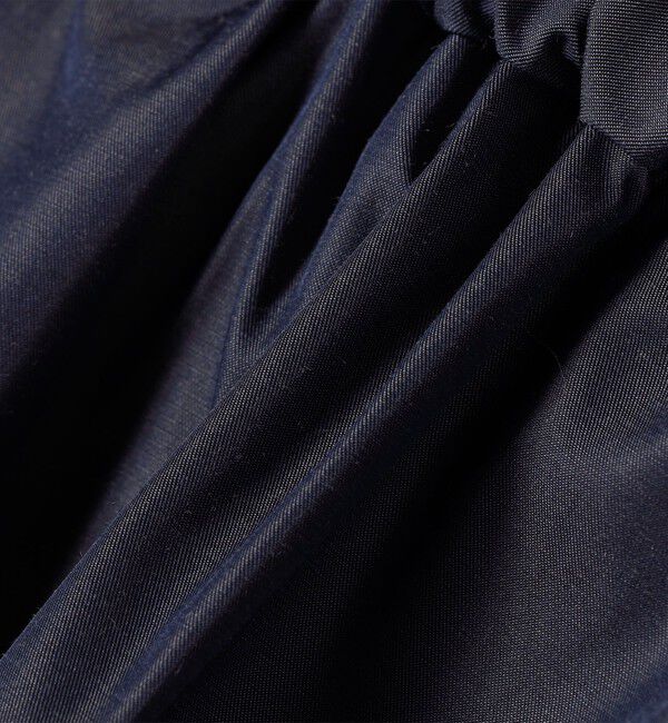 SHIPS for women「SHIPS Primary Navy Label:〈手洗い可能〉メモリー タックスカート」|スカート|