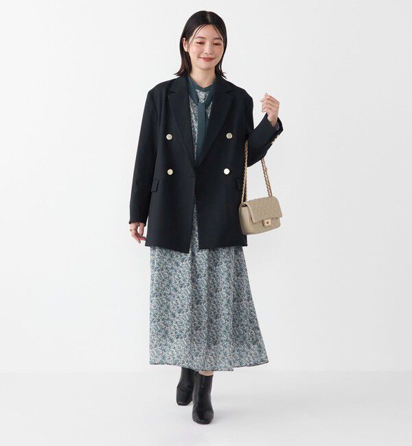 SHIPS Colors 「SHIPS Colors:〈手洗い可能〉MULHOUSE ボウタイ ワンピース◇」|ワンピース|