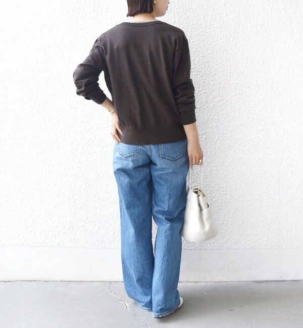 SHIPS for women「【WEB限定】〈手洗い可能〉レイヤード 2WAY 配色 カーディガン」|カーディガン|