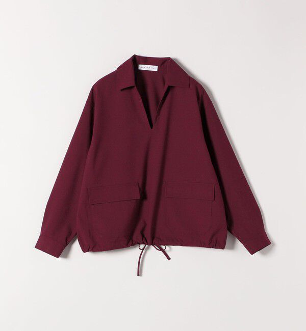 quaranciel「quaranciel:〈洗濯機可能〉ポケット ドロスト スキッパー プルオーバー シャツ」|シャツ・ブラウス|