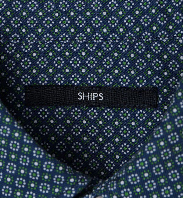 SHIPS「SHIPS: プリント ワイドカラー シャツ」|シャツ・ブラウス|