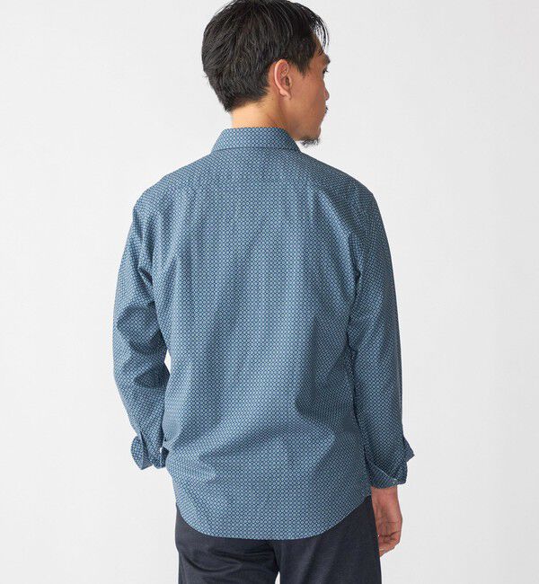 SHIPS「SHIPS: プリント ワイドカラー シャツ」|シャツ・ブラウス|