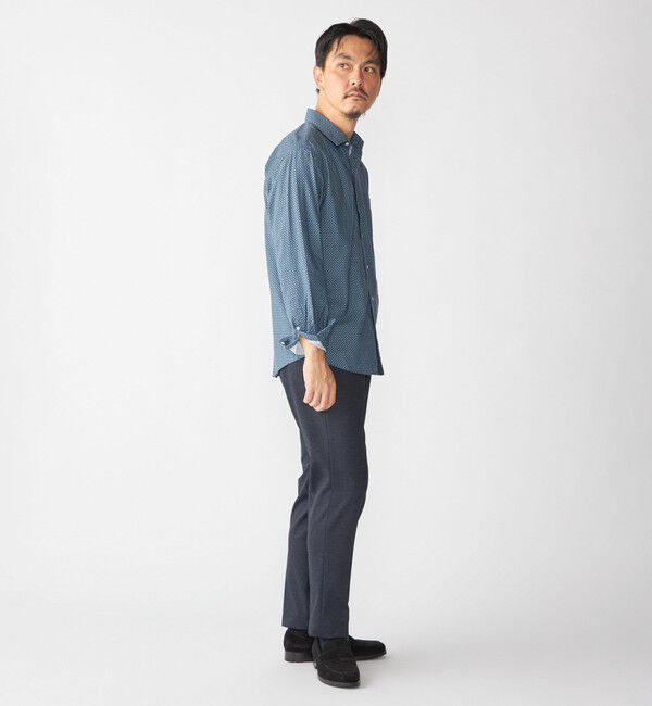 SHIPS「SHIPS: プリント ワイドカラー シャツ」|シャツ・ブラウス|