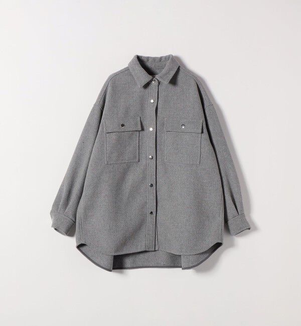 SHIPS any「SHIPS any: メルトン オーバー シャツ ジャケット」|テーラードジャケット|