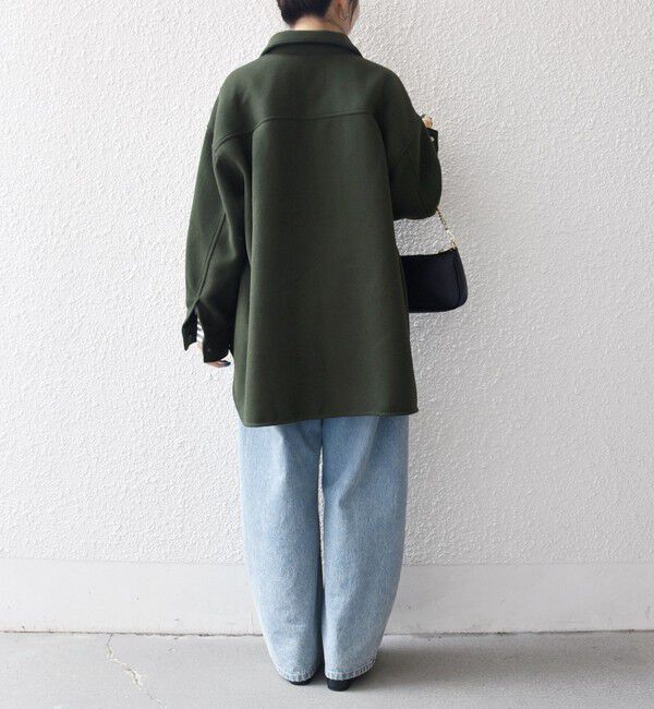 SHIPS any「SHIPS any: メルトン オーバー シャツ ジャケット」|テーラードジャケット|