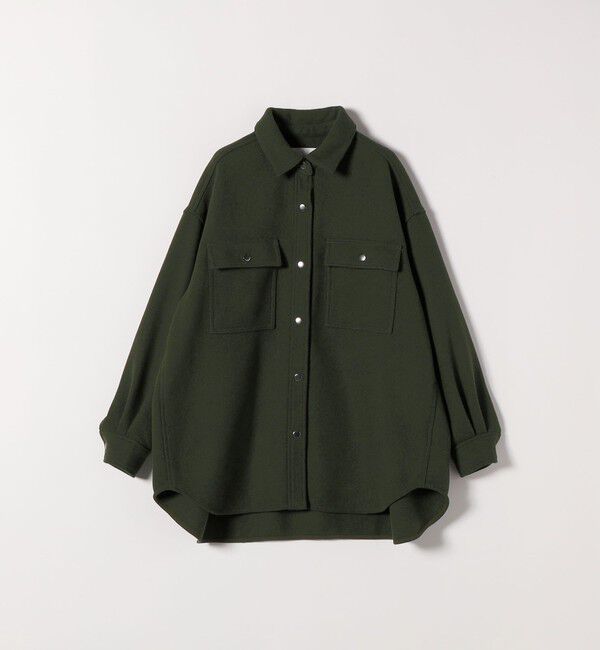 SHIPS any「SHIPS any: メルトン オーバー シャツ ジャケット」|テーラードジャケット|