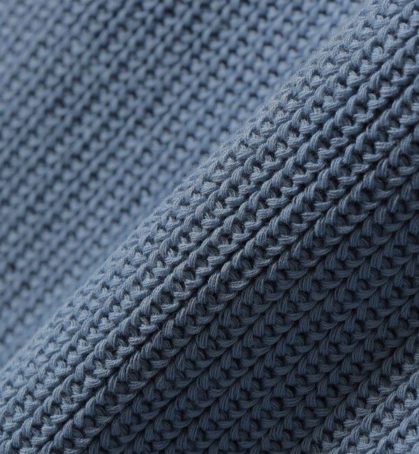 SHIPS any「SHIPS any:〈手洗い可能〉コットン ミックス スキッパー ポロ ニット プルオーバー」|ニット・セーター|