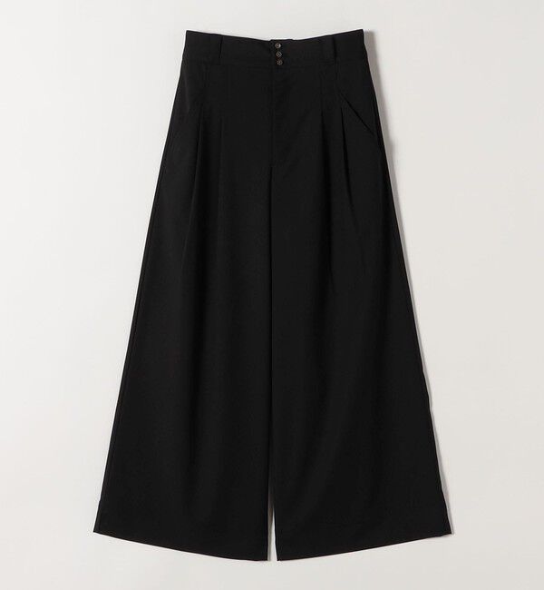 quaranciel「quaranciel:〈洗濯機可能〉ハイウエスト ワイド 2タック パンツ」|その他|