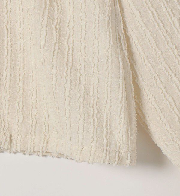 SHIPS any「SHIPS any:〈洗濯機可能〉ウェーブ ジャカード ドロスト シャツ」|シャツ・ブラウス|