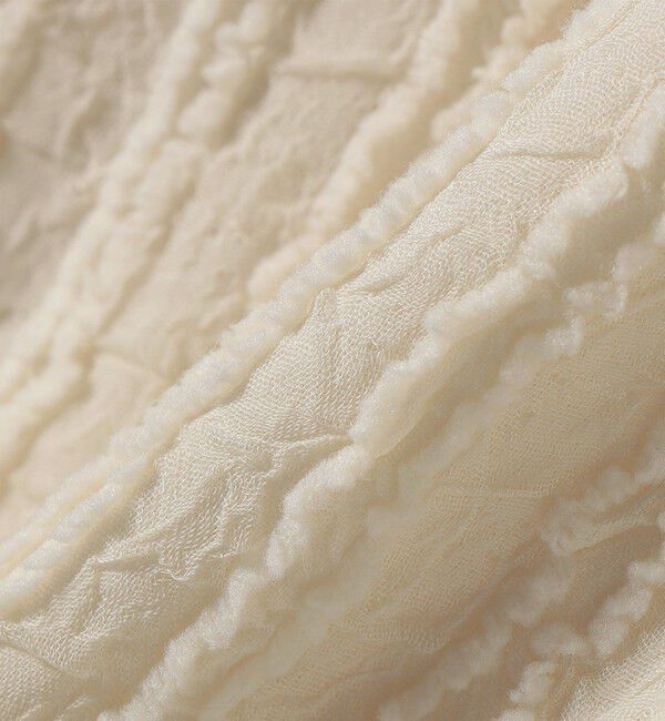 SHIPS any「SHIPS any:〈洗濯機可能〉ウェーブ ジャカード ドロスト シャツ」|シャツ・ブラウス|