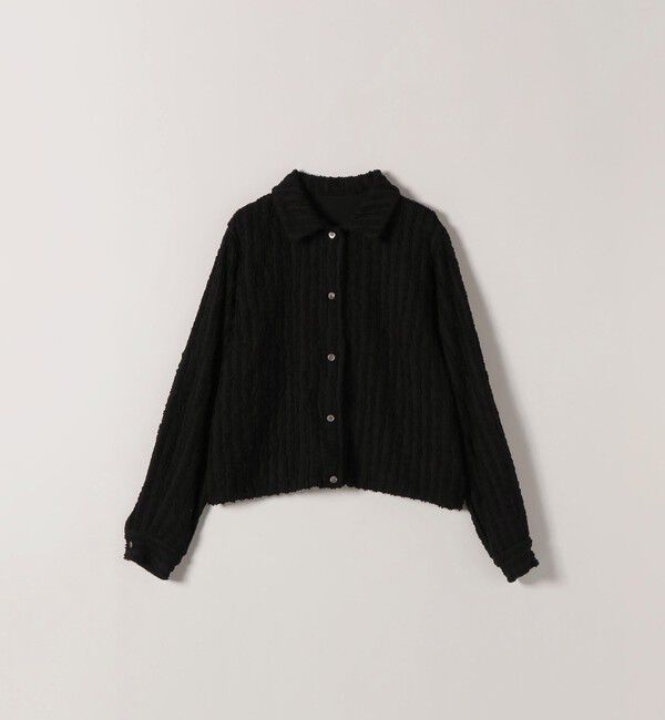 SHIPS any「SHIPS any:〈洗濯機可能〉ウェーブ ジャカード ドロスト シャツ」|シャツ・ブラウス|