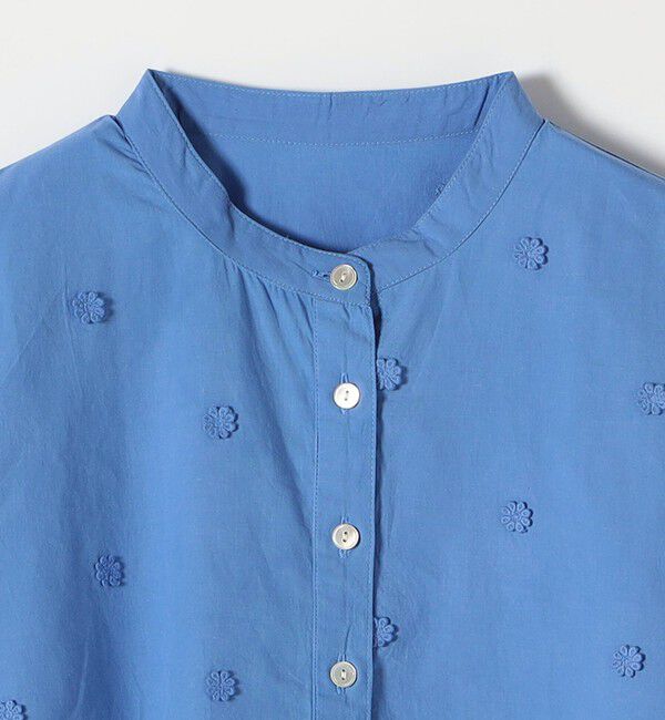 SHIPS any「【WEB限定】SHIPS any:〈洗濯機可能〉フラワー モチーフ ペプラム ギャザー シャツ ブラウス」|シャツ・ブラウス|