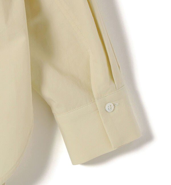 SHIPS for women「〈手洗い可能〉無地 / ストライプ サイド スリット スキッパー コットン シャツ」|シャツ・ブラウス|