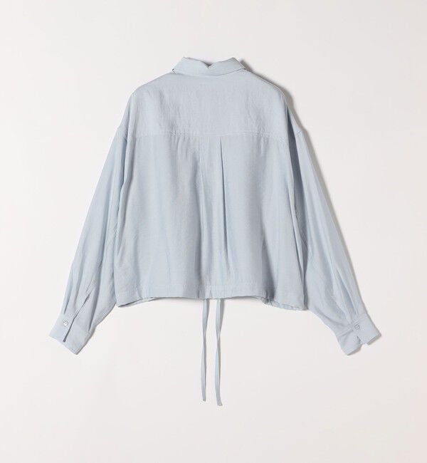 quaranciel「《予約》quaranciel:〈洗濯機可能〉ドロスト コンパクト ポケット レギュラー シャツ」|シャツ・ブラウス|