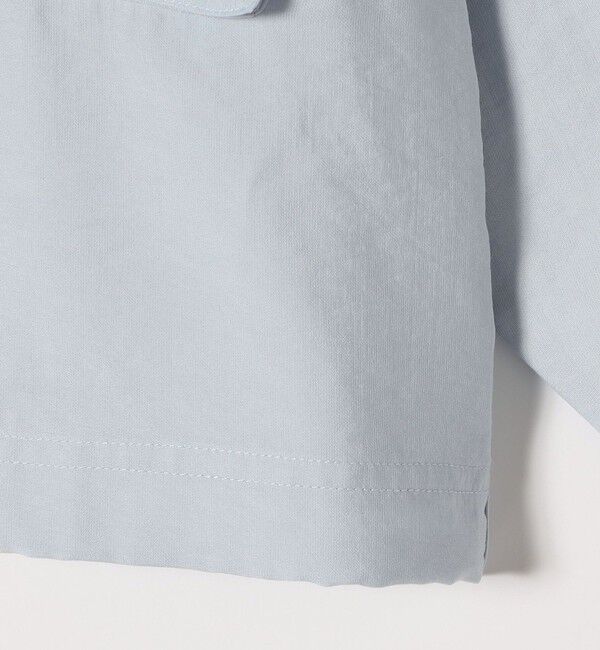 quaranciel「《予約》quaranciel:〈洗濯機可能〉ドロスト コンパクト ポケット レギュラー シャツ」|シャツ・ブラウス|