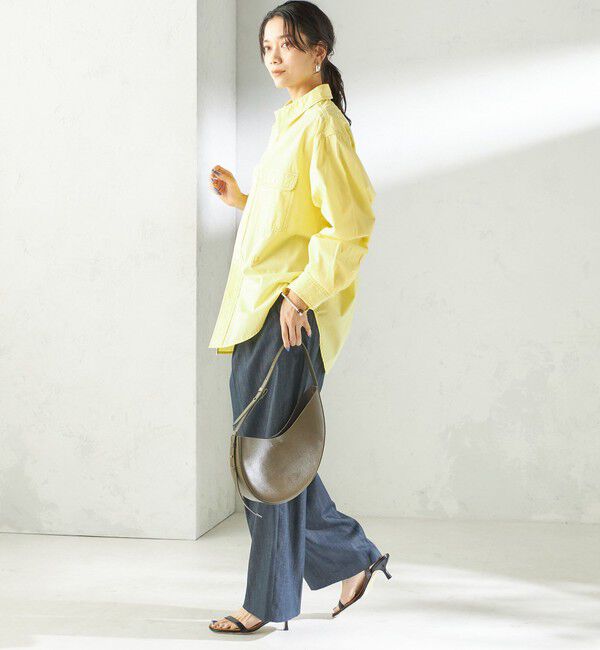 SHIPS for women「《予約》NINE CASE:〈洗濯機可能〉製品染め シャツ」|シャツ・ブラウス|