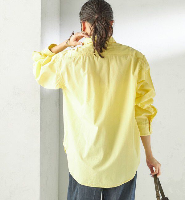 SHIPS for women「《予約》NINE CASE:〈洗濯機可能〉製品染め シャツ」|シャツ・ブラウス|