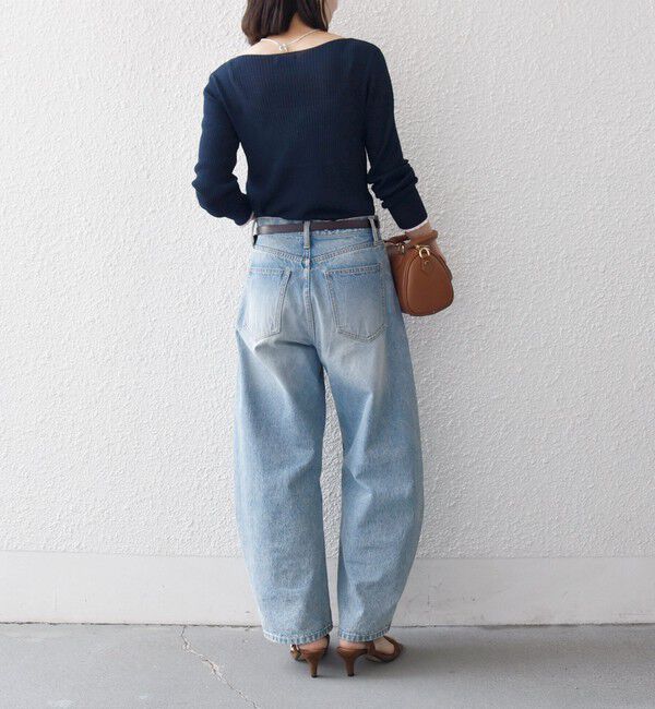 SHIPS any「《予約》SHIPS any:〈手洗い可能〉コットン ミックス 配色 リブ ニット プルオーバー」|ニット・セーター|