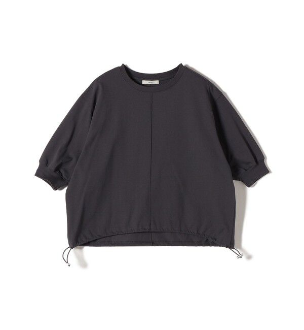 SHIPS for women「《予約》【WEB限定】〈洗濯機可能〉オーガニック コットン 裾 ドロスト トップス」|Tシャツ・カットソー|