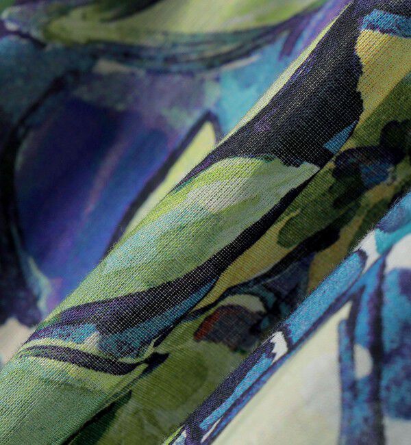 SHIPS for women「《予約》〈手洗い可能〉DEVEAUX 綿 プリント ブラウス」|シャツ・ブラウス|