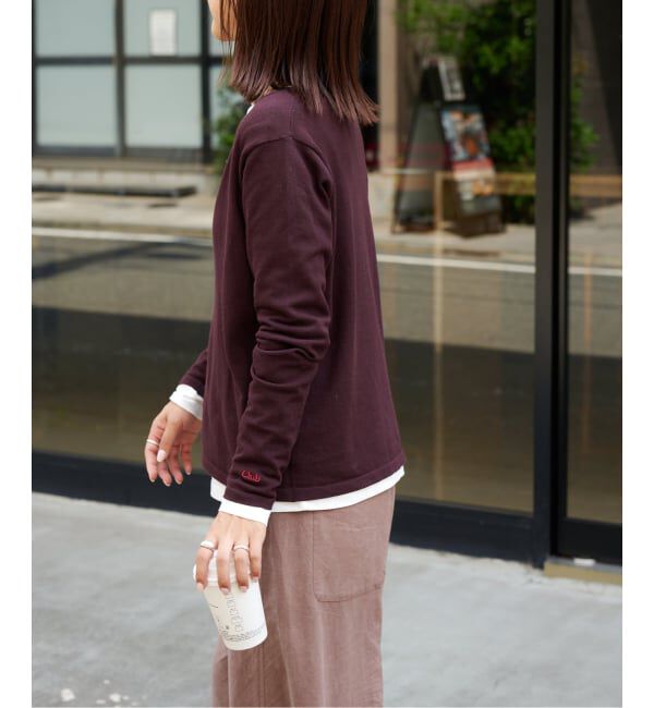 OUTDOOR PRODUCTS Usual Things「3WAYアイビーニットカーディガン&times;ロンT 2点SET」|カーディガン|