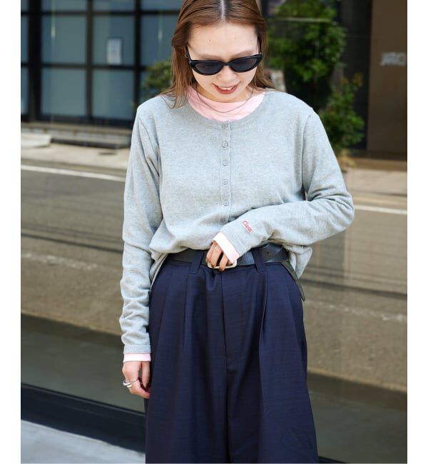 OUTDOOR PRODUCTS Usual Things「3WAYアイビーニットカーディガン&times;ロンT 2点SET」|カーディガン|