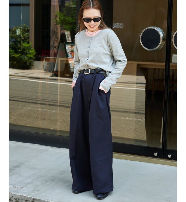 OUTDOOR PRODUCTS Usual Things「3WAYアイビーニットカーディガン&times;ロンT 2点SET」|カーディガン|