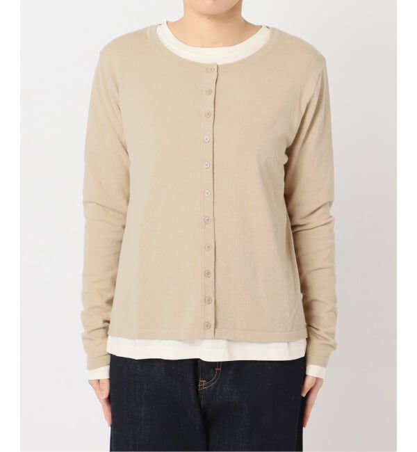 OUTDOOR PRODUCTS Usual Things「3WAYアイビーニットカーディガン&times;ロンT 2点SET」|カーディガン|