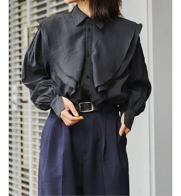 OUTDOOR PRODUCTS Usual Things「ラッフルフリルブラウス」|シャツ・ブラウス|