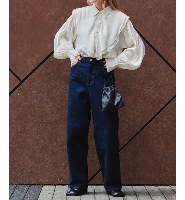 OUTDOOR PRODUCTS Usual Things「ラッフルフリルブラウス」|シャツ・ブラウス|