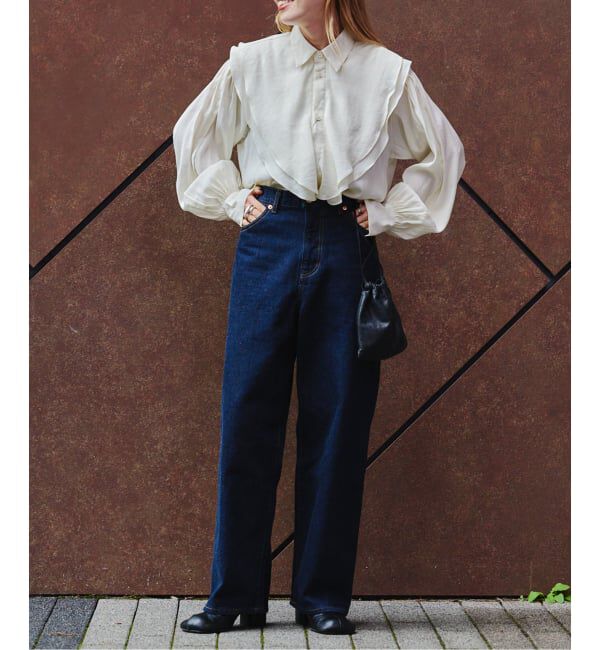 OUTDOOR PRODUCTS Usual Things「ラッフルフリルブラウス」|シャツ・ブラウス|