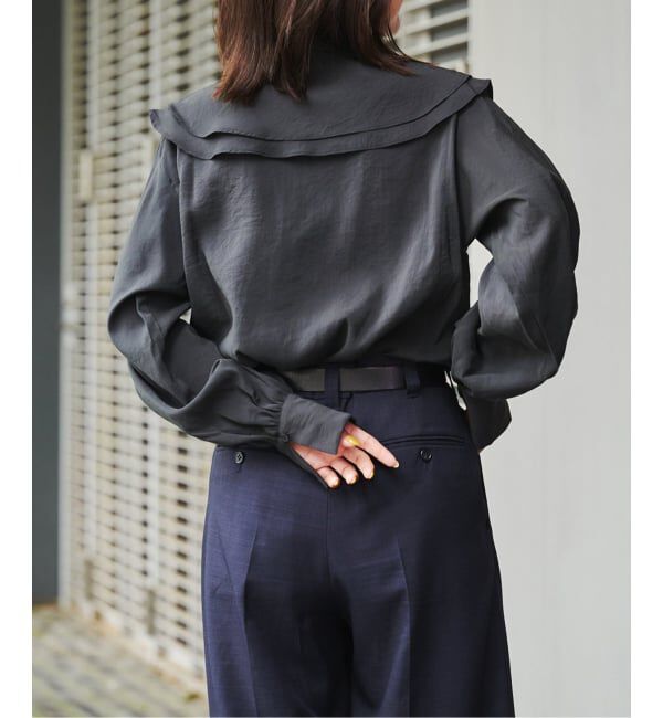 OUTDOOR PRODUCTS Usual Things「ラッフルフリルブラウス」|シャツ・ブラウス|