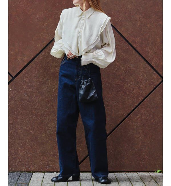 OUTDOOR PRODUCTS Usual Things「ラッフルフリルブラウス」|シャツ・ブラウス|