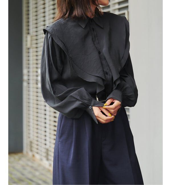 OUTDOOR PRODUCTS Usual Things「ラッフルフリルブラウス」|シャツ・ブラウス|