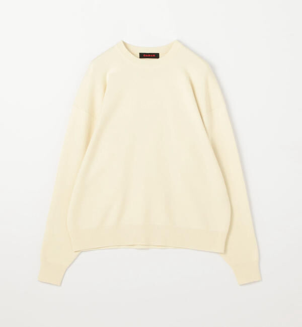 CABaN「CABaN コットンカシミヤ クルーネックプルオーバー」|ニット・セーター|