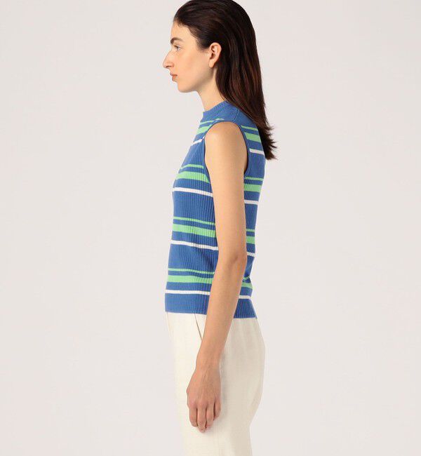 DES PRES「コットンアセテート ノースリーブプルオーバー」|ニット・セーター|