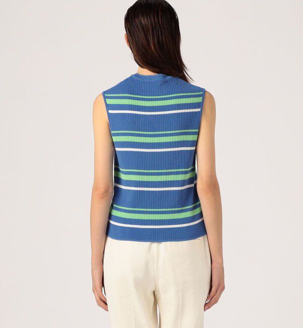 DES PRES「コットンアセテート ノースリーブプルオーバー」|ニット・セーター|