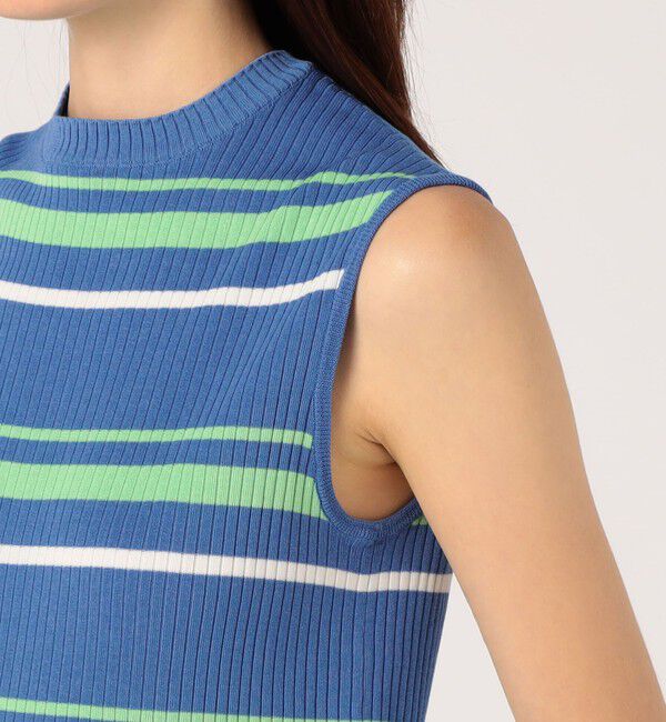 DES PRES「コットンアセテート ノースリーブプルオーバー」|ニット・セーター|