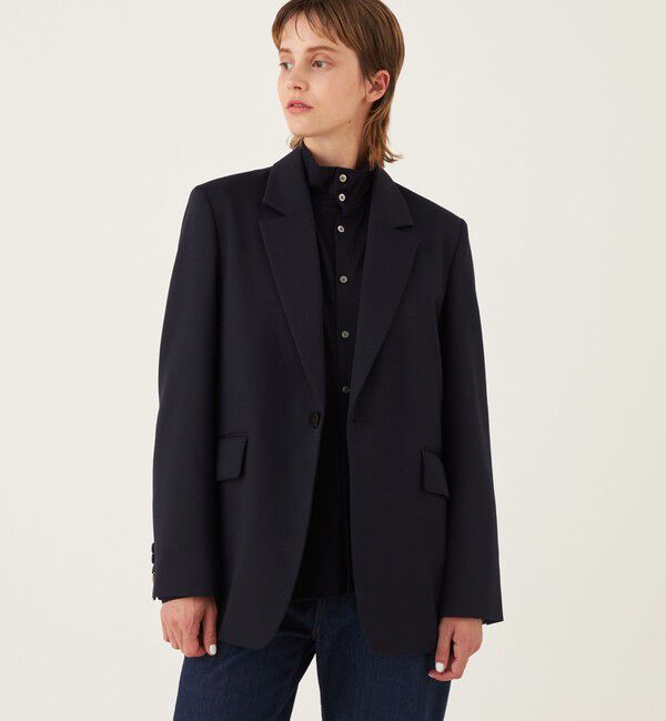 GALERIE VIE「ウールライトギャバジン テーラードジャケット」|テーラードジャケット|