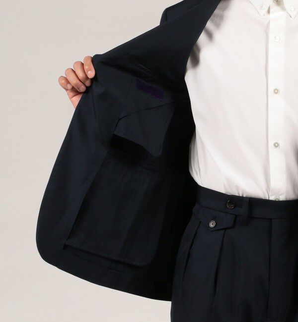 TOMORROWLAND MENS「シルクツイル シングル2Bジャケット」|テーラードジャケット|