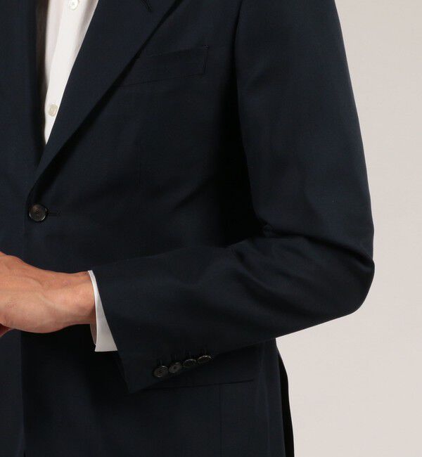 TOMORROWLAND MENS「シルクツイル シングル2Bジャケット」|テーラードジャケット|