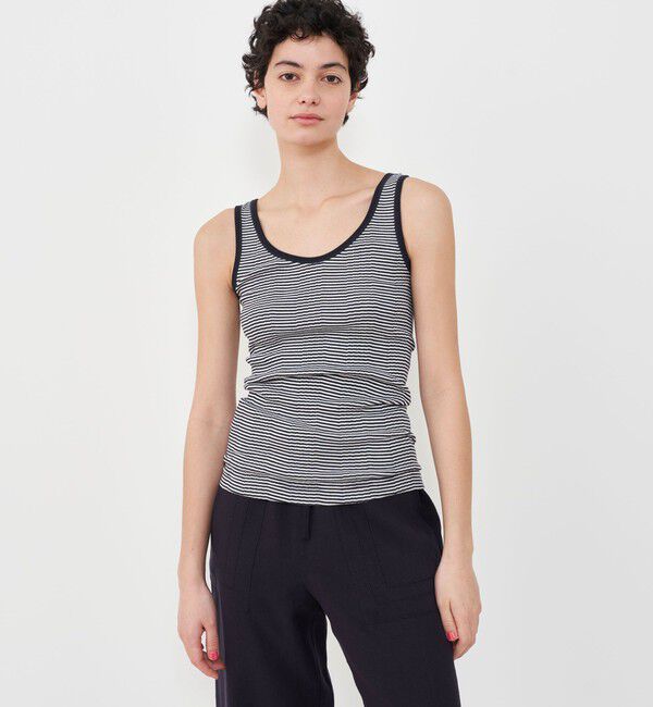 GALERIE VIE「コットンランダムリブ タンクトップ」|タンクトップ|