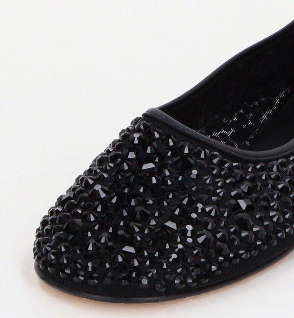 TOMORROWLAND GOODS「DEAR FRANCES Balla クリスタルフラットシューズ」|バレエシューズ|