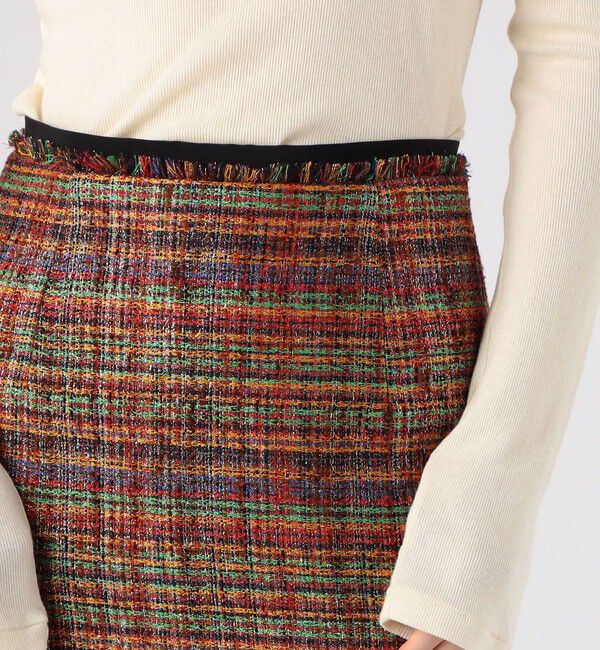 MACPHEE「マルチスパーク Iラインスカート」|タイト|